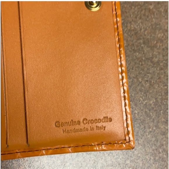 Genuine Crocodile Wallet made in Italy - Picture 7 of 7
